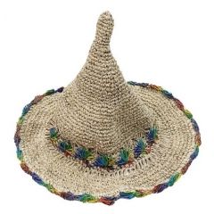 hemp natural pointy hat
